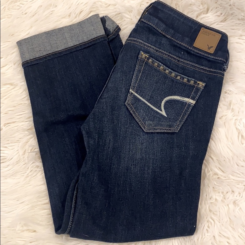 American Eagle cropped jeans